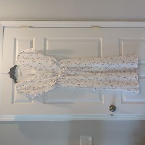 New Midi/Maxi Dress | White Floral | Sienna Sky | Small